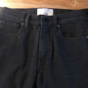Everlane High Rise Black Jeans - size 26